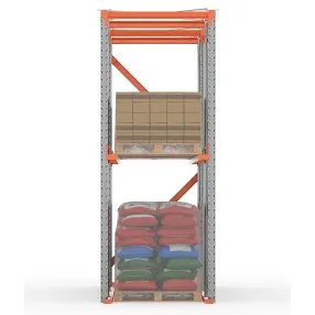 стеллаж набивной паллетный 4000х3300х1100 мм (85.1.5), 1 ярус