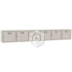 шкаф для касок 6 ячеек (1 секция по 6 ячеек)