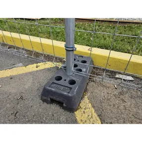 полимерно-песчаное основание для временного ограждения 100х250х550 мм