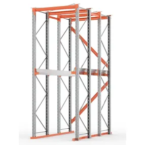 стеллаж набивной паллетный 4000х2550х850 мм (85.1.5), 1 ярус