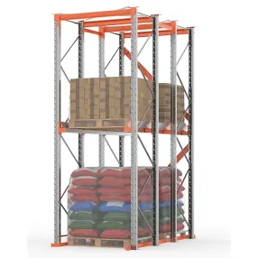 стеллаж набивной паллетный 4000х2550х850 мм (85.1.5), 1 ярус