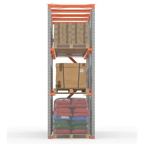 стеллаж набивной паллетный 4500х4200х1050 мм (85.1.5), 2 яруса