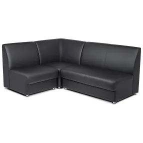 секция трехместная chairman сити натуральная кожа consul 850х1700х760