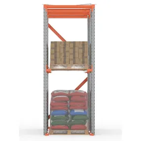 стеллаж набивной паллетный 4000х2550х850 мм (85.1.5), 1 ярус
