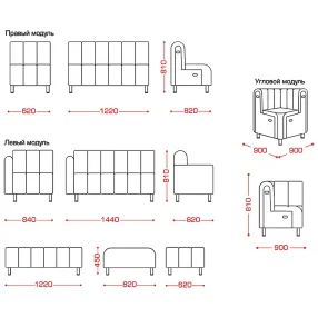 пуф бриошь (модель бм8-1220)