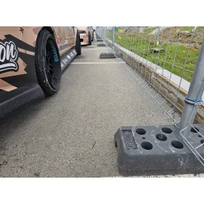 полимерно-песчаное основание для временного ограждения 100х250х550 мм