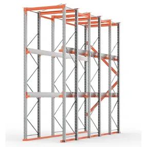 стеллаж набивной паллетный 4500х5000х1000 мм (85.1.5), 2 яруса