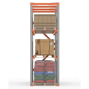 стеллаж набивной паллетный 4500х3300х1100 мм (85.1.5), 2 яруса