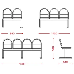 многоместная секция тройка (модель cм 91)