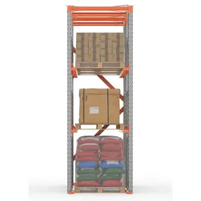 стеллаж набивной паллетный 4500х2550х850 мм (85.1.5), 2 яруса