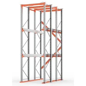 стеллаж набивной паллетный 4500х2550х850 мм (85.1.5), 2 яруса