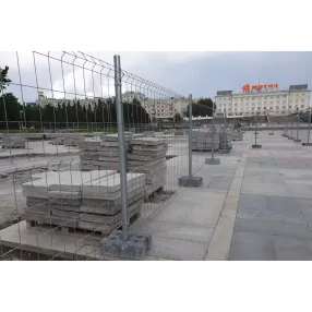 столб для временного ограждения «optima» 1950х51х1,2мм