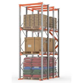стеллаж набивной паллетный 4500х2550х850 мм (85.1.5), 2 яруса