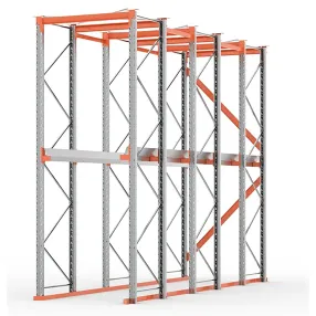 стеллаж набивной паллетный 4000х5000х1000 мм (85.1.5), 1 ярус