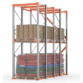 стеллаж набивной паллетный 4000х4200х1050 мм (85.1.5), 1 ярус