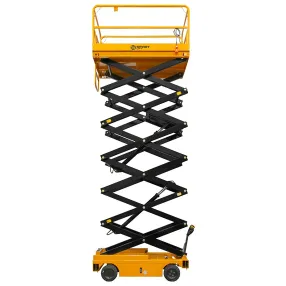 подъемник ножничный самоходный sjy-0.3-13a (300 кг, 12,8 м) смартлифт (smartlift)