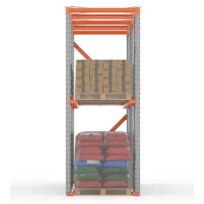 стеллаж набивной паллетный 4000х4200х1050 мм (85.1.5), 1 ярус