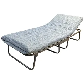 раскладушка «альба» 1900х800 с матрасом ппу 70мм., с рег. подголовником