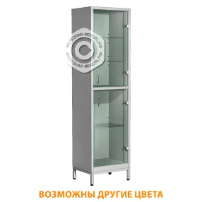 шкаф для лабораторной посуды шмплп-3 (корпус металл серый)