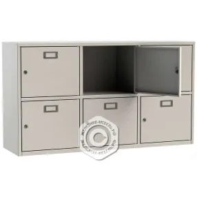 шкаф для касок 6 ячеек (2 секции по 3 ячейки)