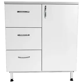 стол-тумба лабораторная тл 18.006 (белый)