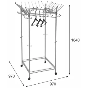 вешалка общественная пико 23
