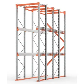 стеллаж набивной паллетный 4500х4200х1050 мм (85.1.5), 2 яруса