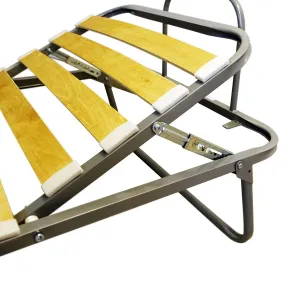 раскладушка «альба» 1900х800 с матрасом ппу 70мм., с рег. подголовником