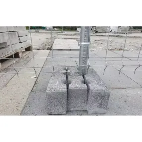 бетонное основание для временного ограждения 150х295х420 мм